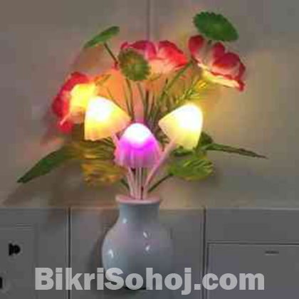 Mushroom Sensor LED Night Light Wall Lamp